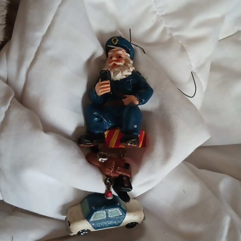 Vintage Police Santa
